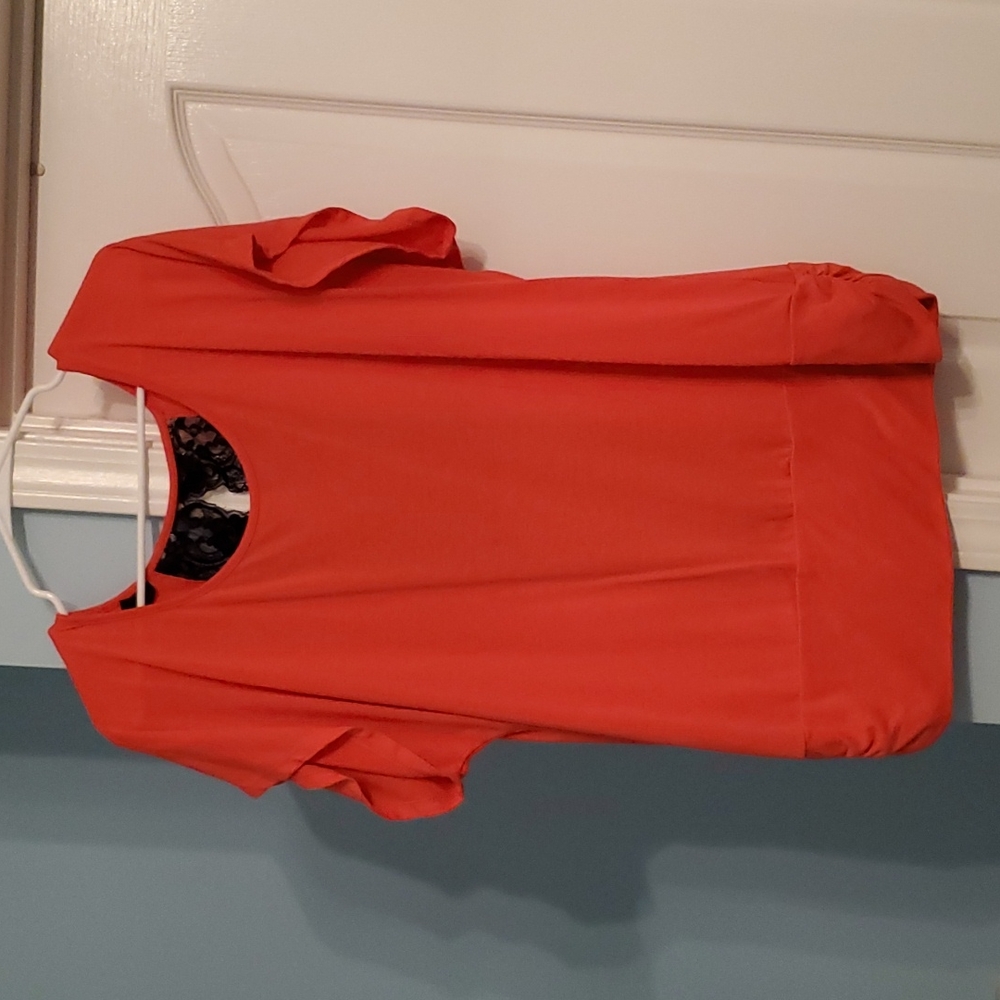 Dark pink shirt